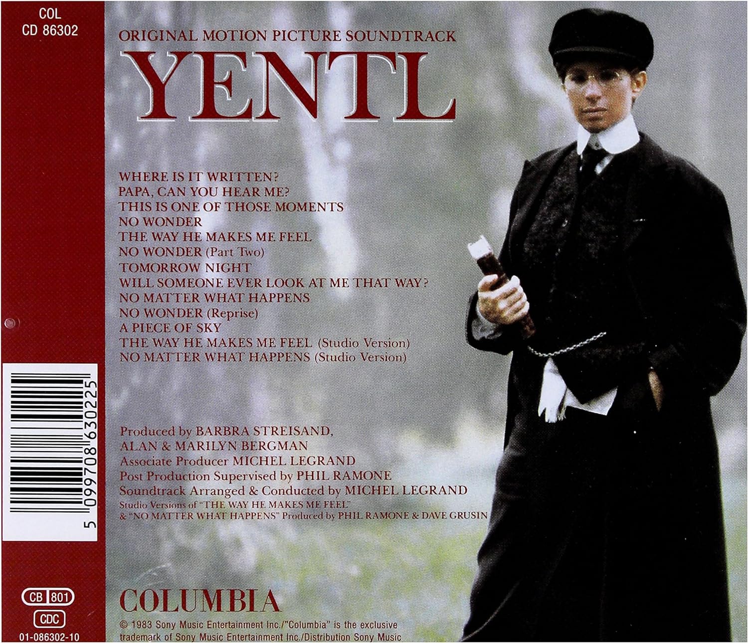 Image of Artwork for Soundtracks's Yentl (CD)